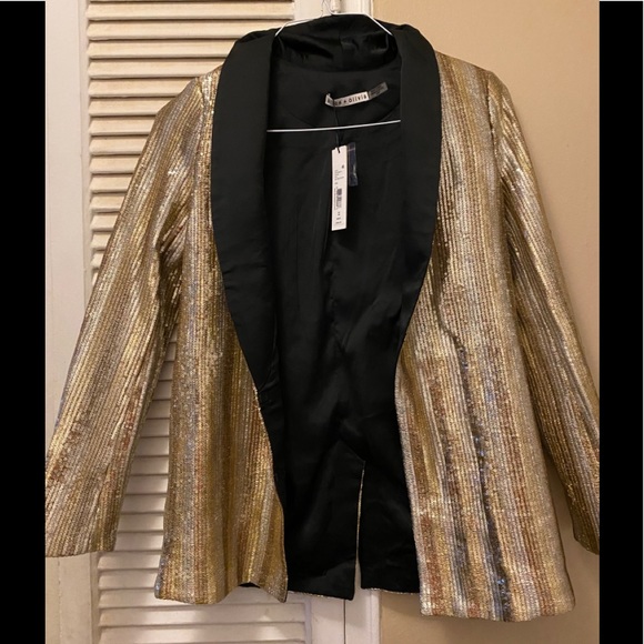 Alice and Olivia Sequin Blazer xs - Picture 8 of 10